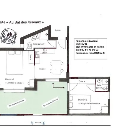 Σπίτι διακοπών Au Bal Des Oiseaux *